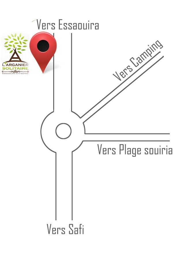 L'Arganier Solitaire Hotel Souira Guedima Exterior foto